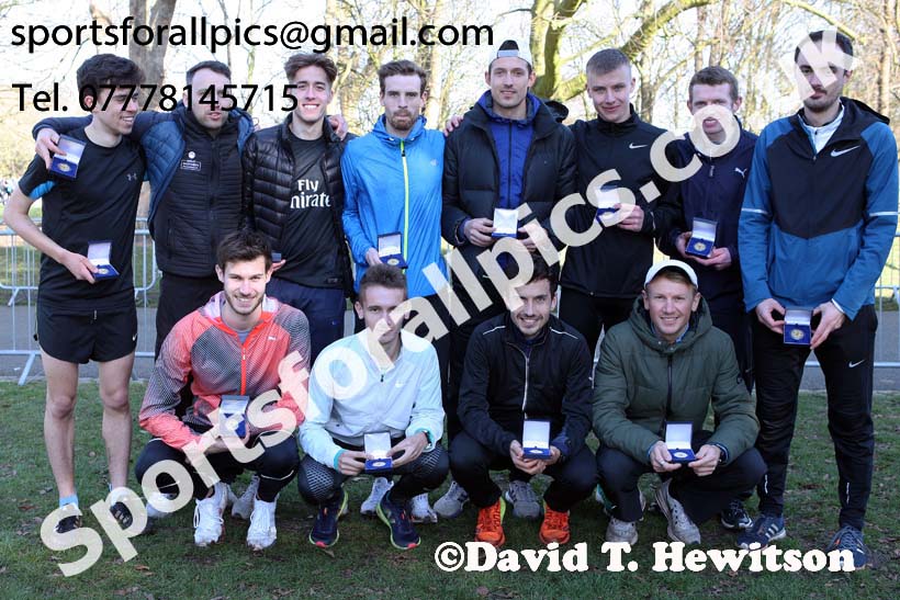 Senior mens Northern 12 Stage Road Relay Champs., Birkenhead Park. Photo: David T. Hewitson/Sports for All Pics
